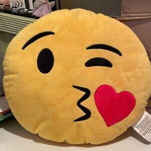 Kiss Emoji Pillow